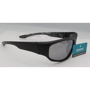 DRIVERS Sunglasses Men's Matte Black Fast Lane 100% UV Protection
